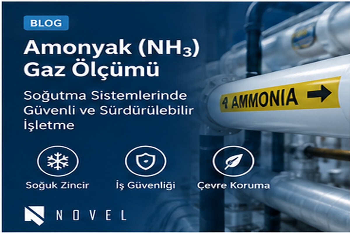 Amonyak gaz dedektörü ve NH3 ölçümü için sabit gaz algılama sistemi