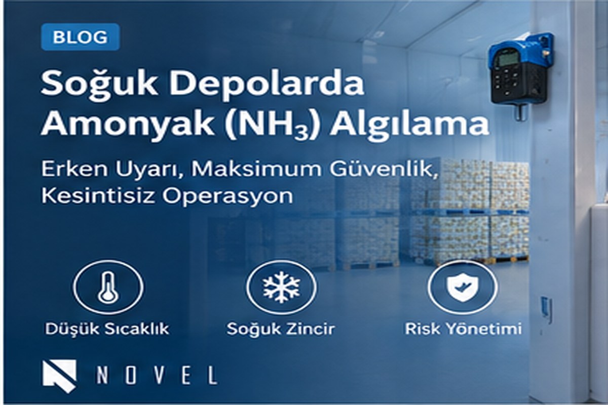 Soğuk depo amonyak gaz dedektörü ve NH3 alarm sistemi