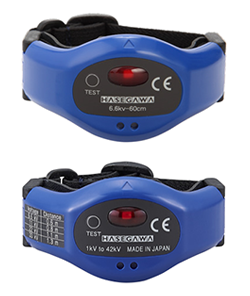 Hasegawa HXW-6W / HXW-6WL Düşük-Orta Gerilim Giyilebilir-Bileklik Tipi Gerilim Algılama Cihazı