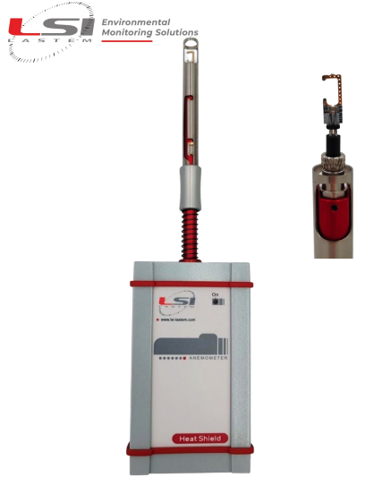 LSI Lastem HeatShield WBGT termal konfor ve hava akış hızı ölçüm probu