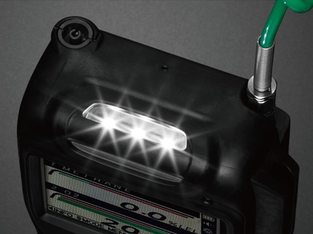 New Cosmos XP-3300II portatif gaz dedektörlerinin Led-Alarm Işığı