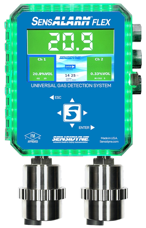 Sensidyne SensAlarm FLEX – Tümleşik Sabit Gaz Dedektörü ve Alarm Sistemi