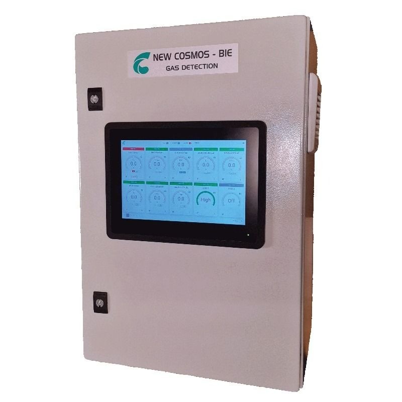 New Cosmos ePACT gaz alarm kontrol paneli dokunmatik TFT ekranlı kabin