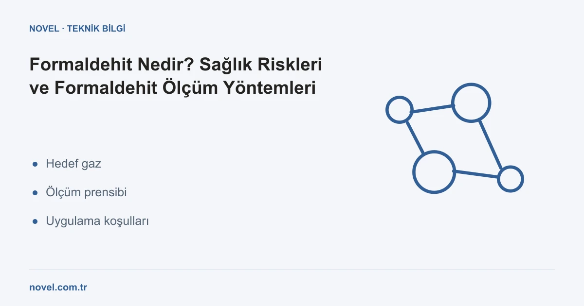 Formaldehit Nedir? Sağlık Riskleri, Maruziyet ve Formaldehit Ölçüm Yöntemleri