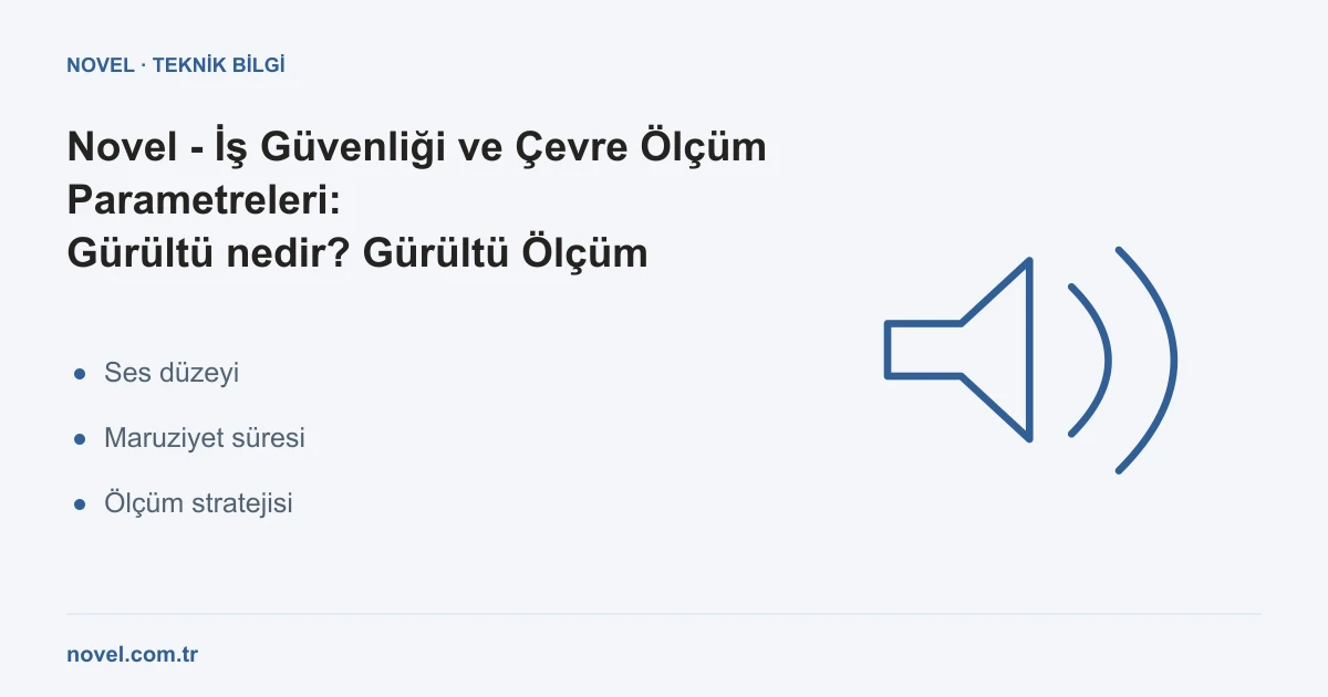 Gürültü Nedir? Gürültü Ölçüm Yöntemleri