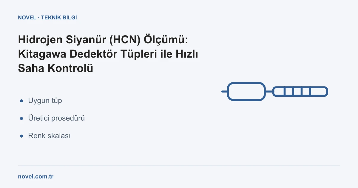 Komyo Kitagawa HCN dedektör tüpleri